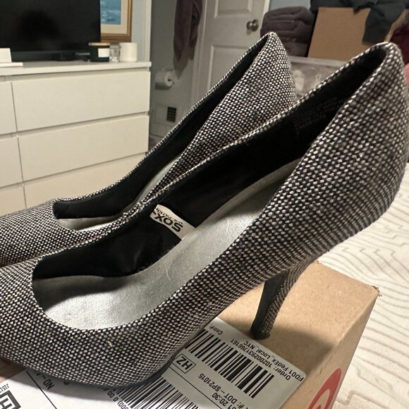 Women's Mossimo Tweed-Style Pointed Toe Heels Size 7 - Picture 2 of 3